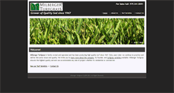 Desktop Screenshot of milbergerturfgrass.com
